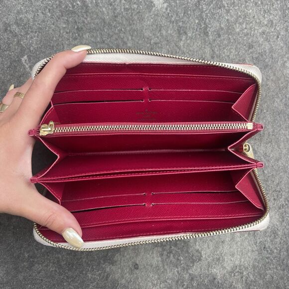 Louis Vuitton White Multicolor Coated Canvas Monogram Zippy Wallet Murakami - Picture 11 of 16